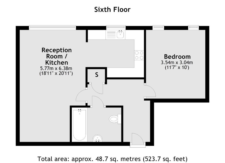 Flat for sale in Violet Road, London, E3 (Ref 152051) Dexters